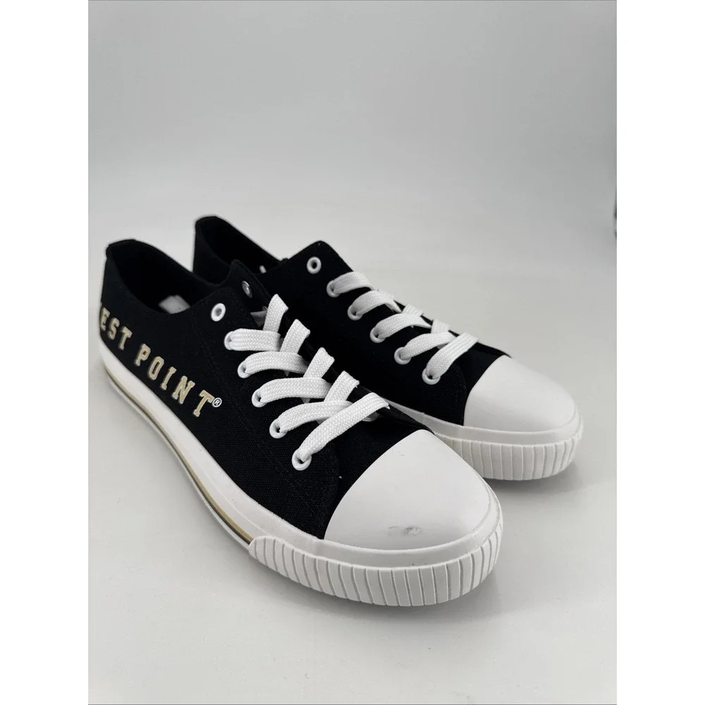 FOCO NCAA‎ Men's Low Top Canvas Army West Point Black Knights Size 9 Black